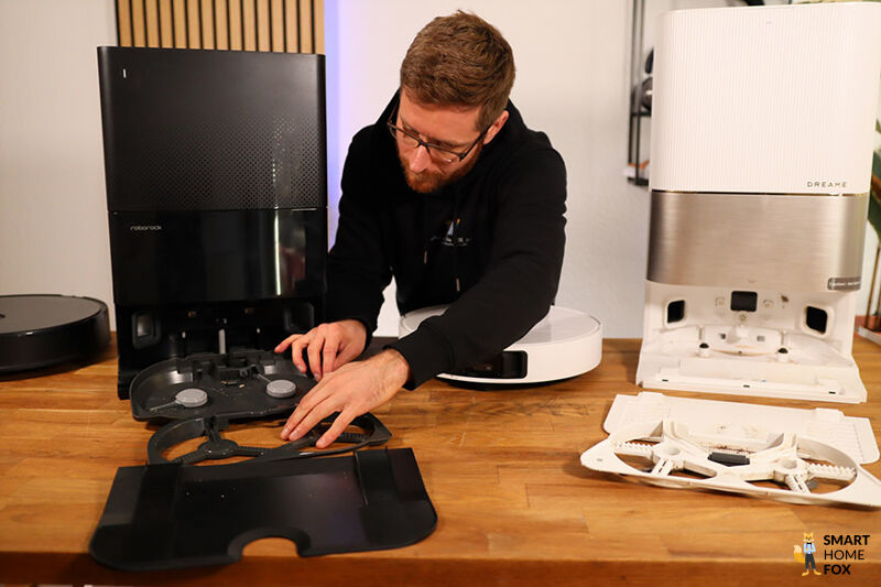 Roborock und Dreame Station werden zerlegt